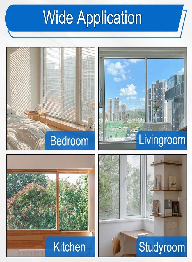 PackYard Thermal Shrink Window Insulation Film Kit 5 Pack (47"x315") - Heavy-Duty, Custom-Cut to Size | Blocks Drafts, Saves Energy | Easy DIY Install & Remove with Tape | Fits Home, Office, RV - Image 4